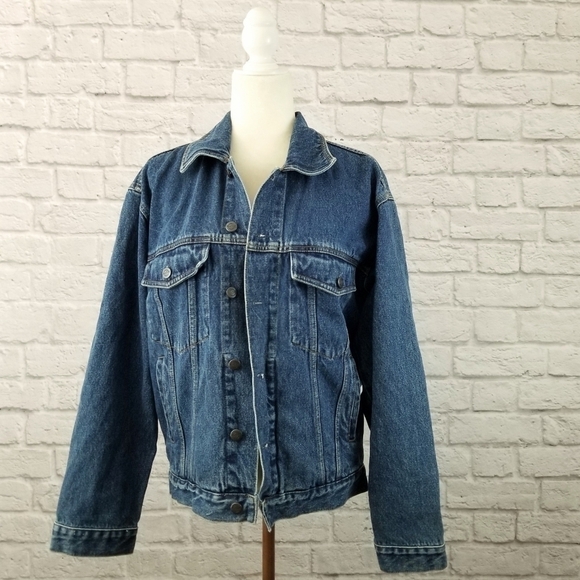 Hard Rock Cafe Denver vintage dark denim classic trucker jacket size S - Picture 5 of 9